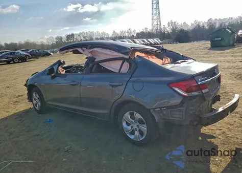 2013 Honda Civic Lx из США, поврежденный, VIN 2HGFB2F50DH581652